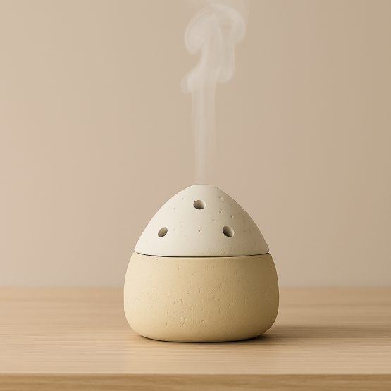 Quemador blanco y negro 9.5×8 cm