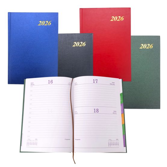 Agenda 2026 tapa dura lisa