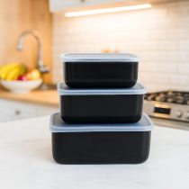 Tupper rectangular x3 piezas