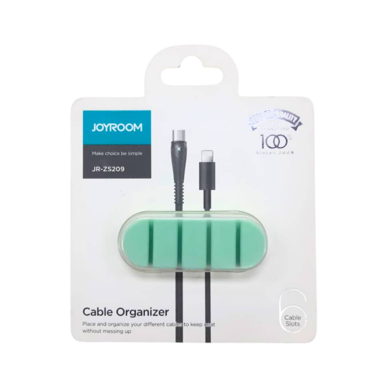Organizador de cables hasta 6