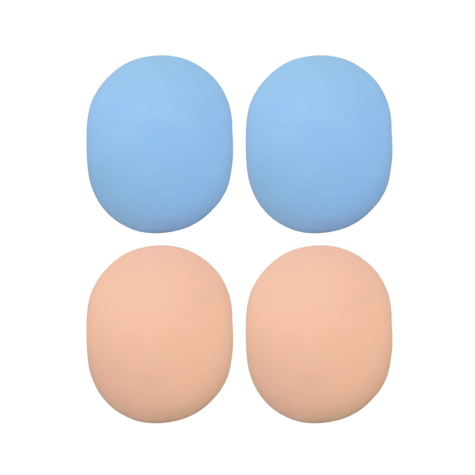 Esponja desmaquillante oval x2