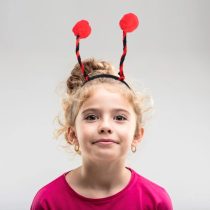 Vincha abeja amarilla/roja