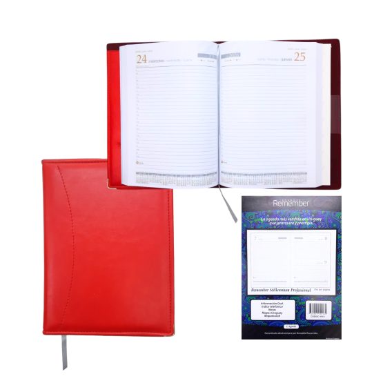 Agenda remember millenium profesional 2026 1918