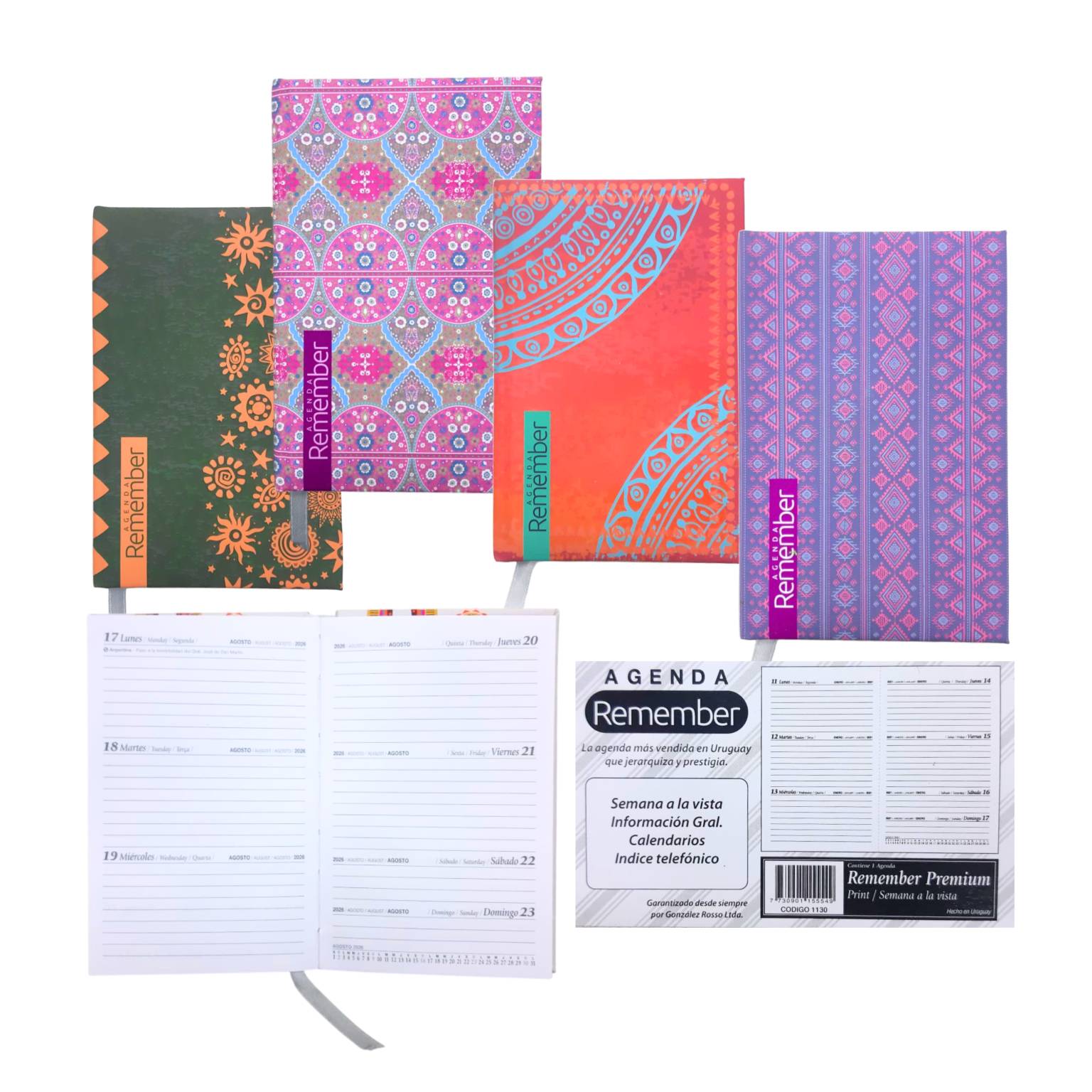 Agenda remember premium print 2026 1130 10×15 cm