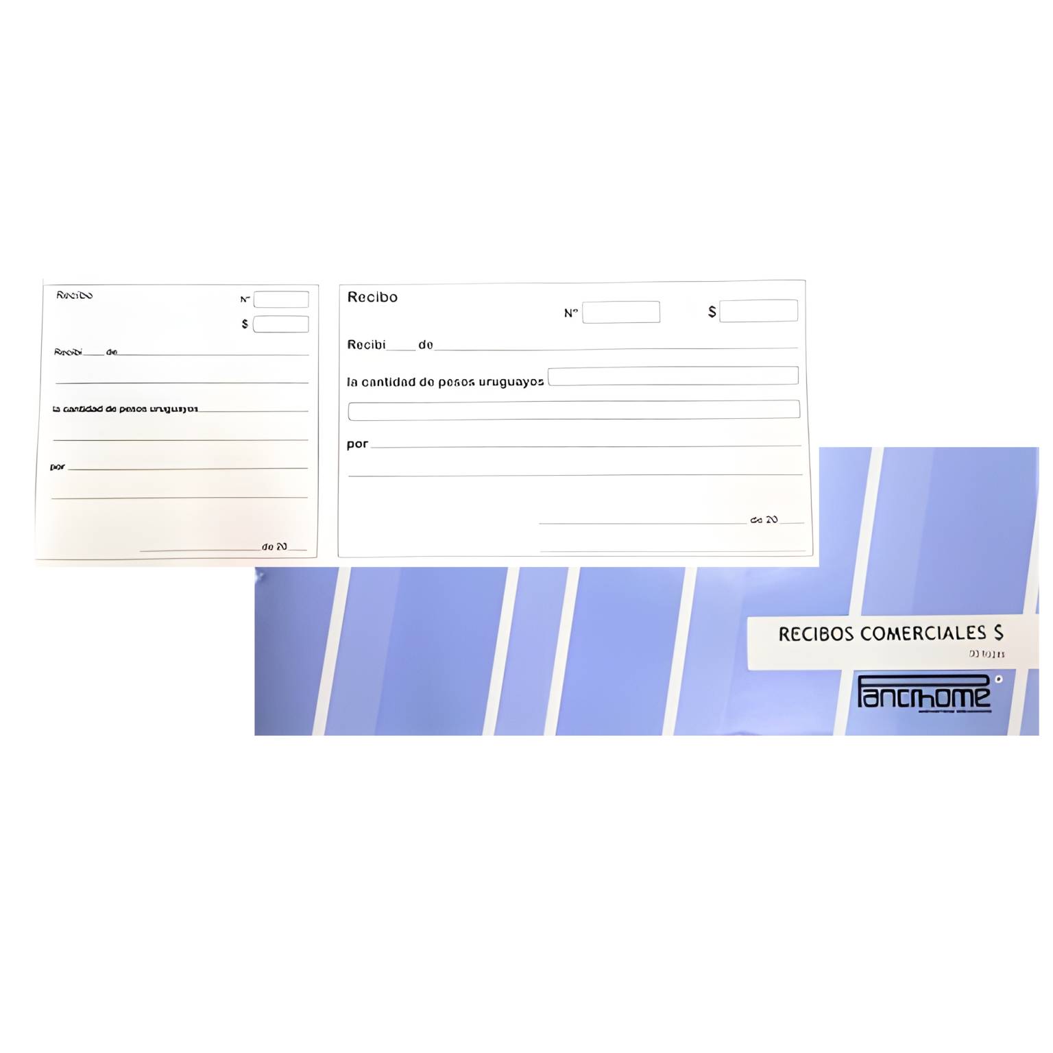 Recibo comercial chico $/u$s