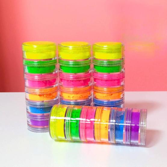 Pintura fluo en tubo 6 colores