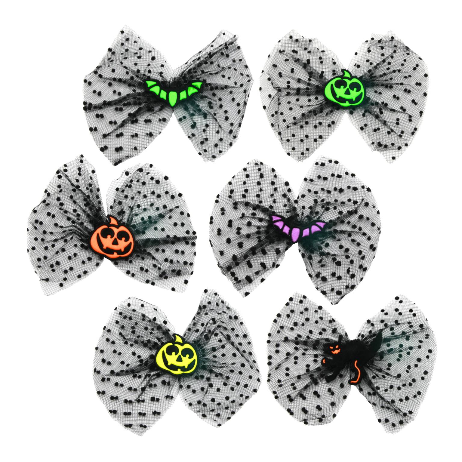 Broche pinza pelo diseño halloween 16×13 cm