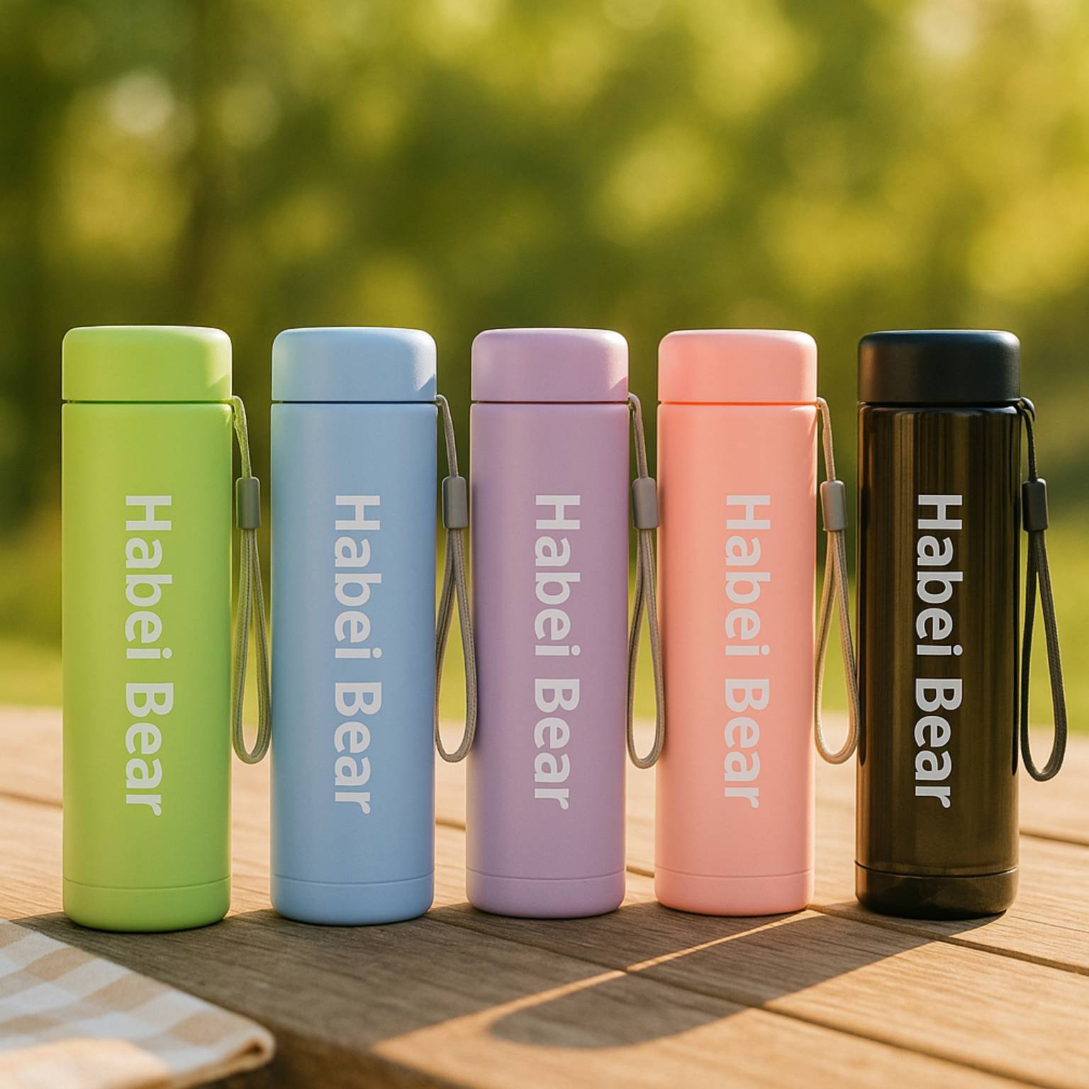 Botella de agua 300ml colores pastel