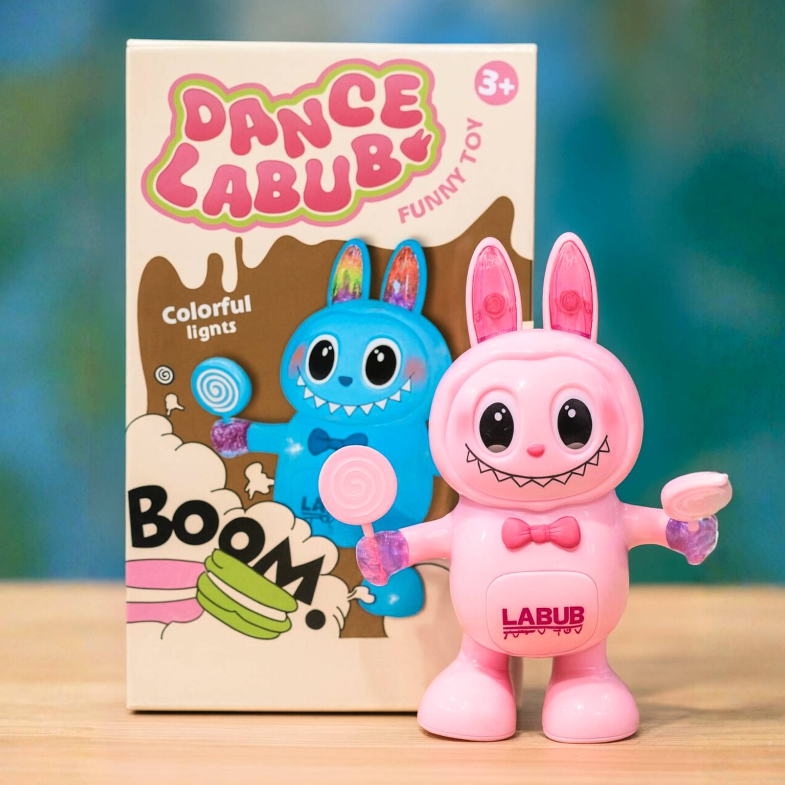 Muñeco bailarin labubu