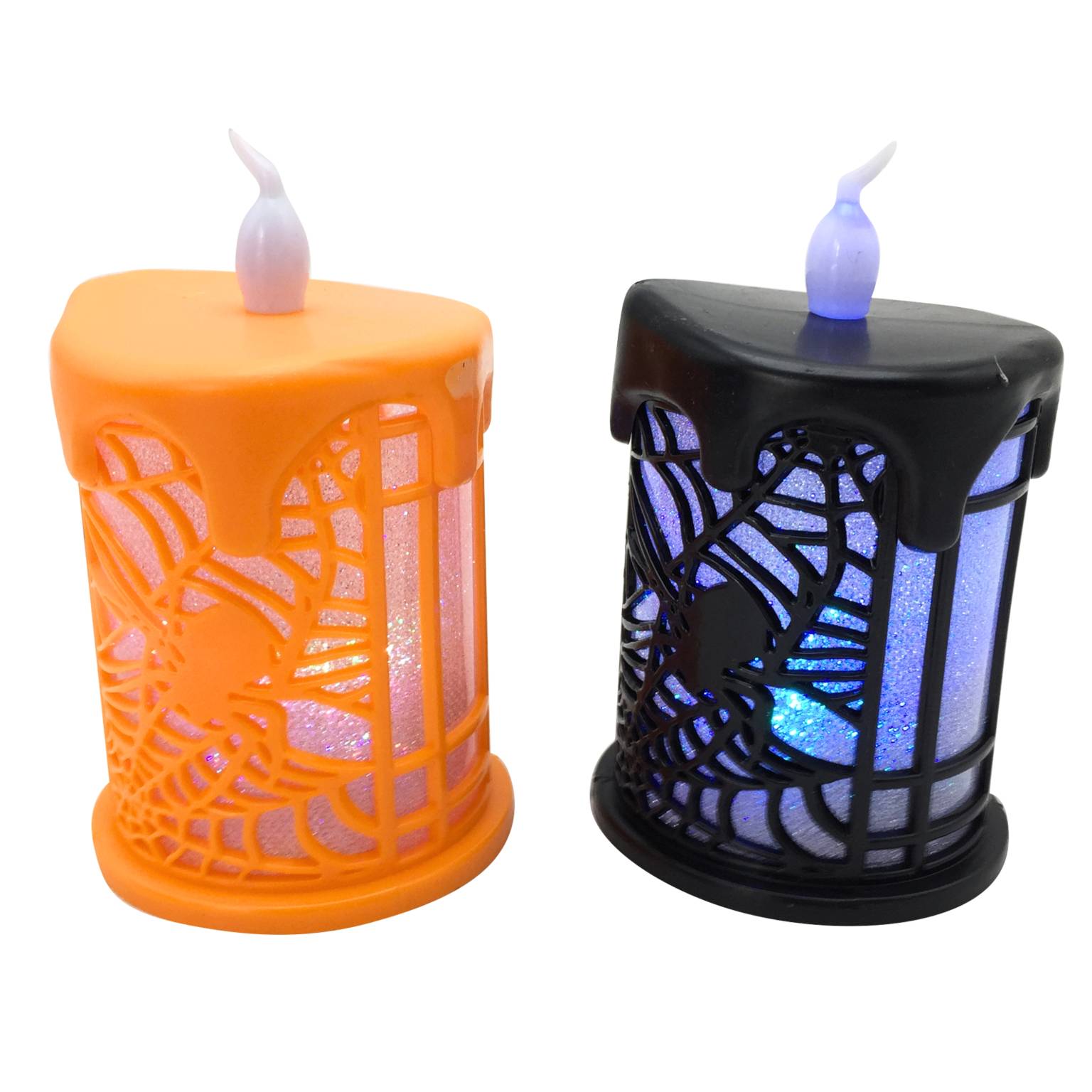 Lampara vela led halloween 6×7.5 cm