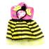 Alitas abeja con pollera tiara y varita 33x27 cm