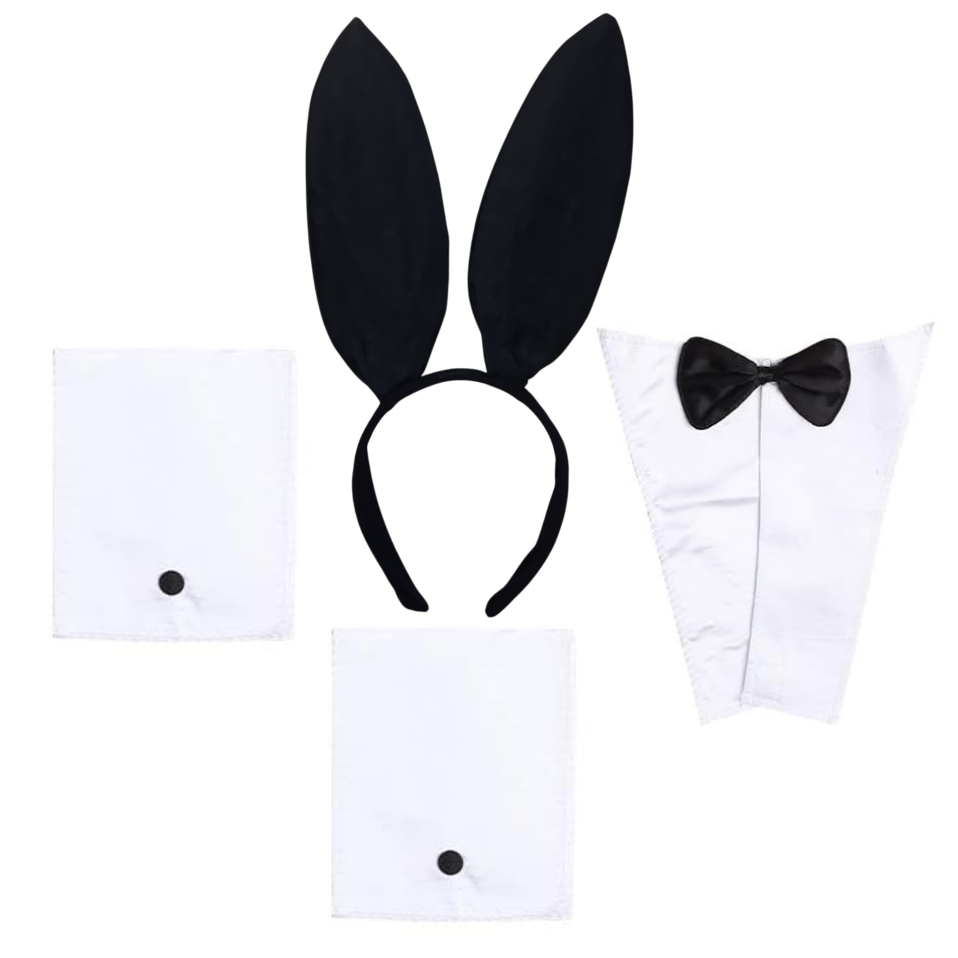 Tiara de conejo con pechera