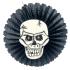 Adorno calavera colgar papel plegable 22.5cm