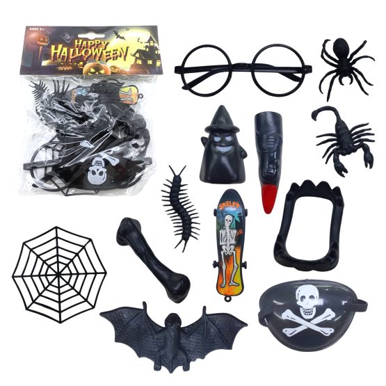 Adornos halloween en bolsa x12 12cm
