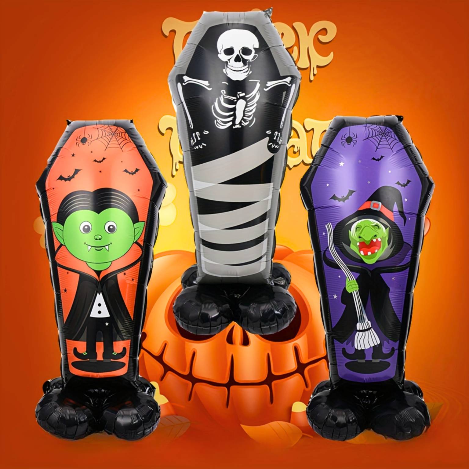 Globo metalizado diseño halloween 100cm