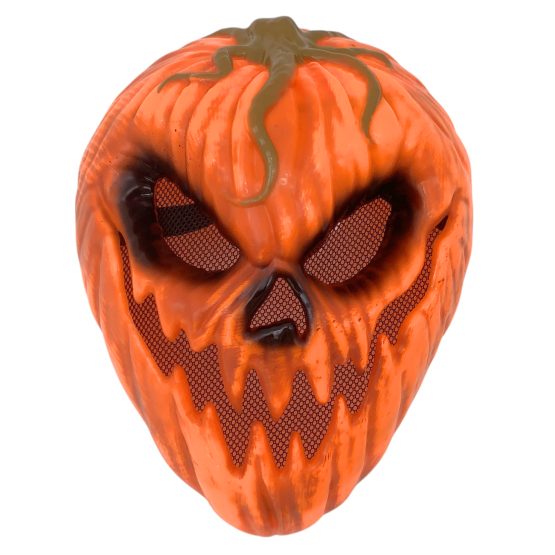 Mascara plastico calabaza 19.5×24.5 cm