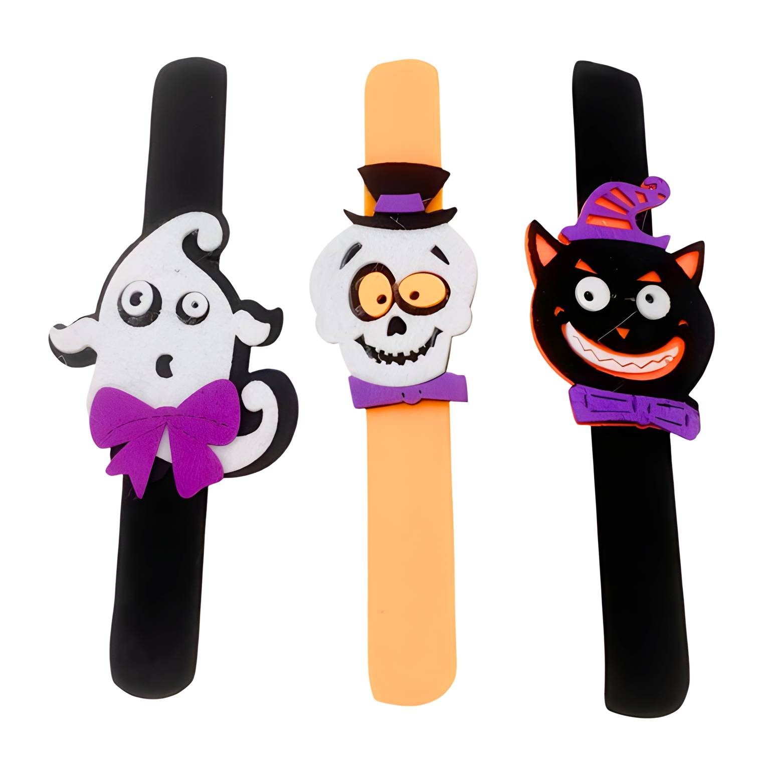 Pulsera fieltro con aplique halloween 21cm