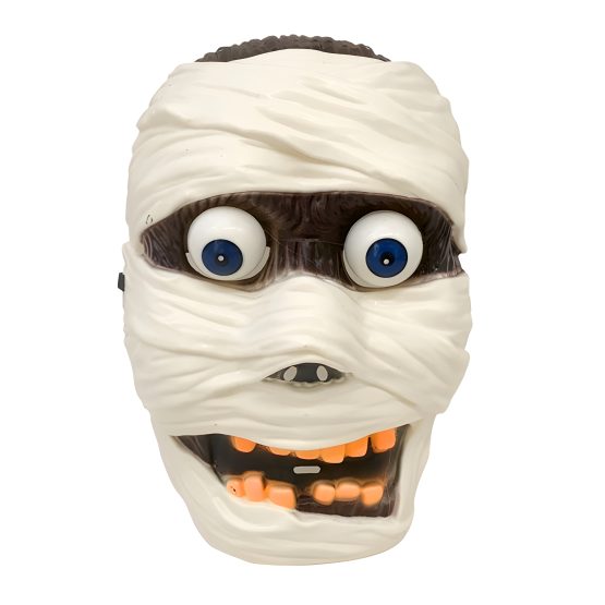 Mascara plastico ojos saltones momia 18×26 cm