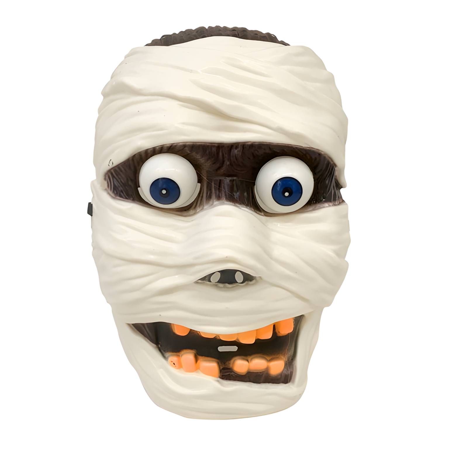 Mascara plastico ojos saltones momia 18×26 cm