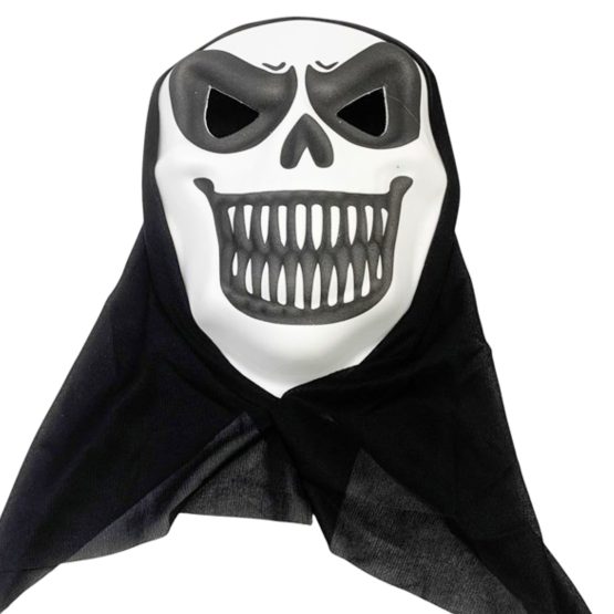 Mascara de goma con tela atras 20×27 cm