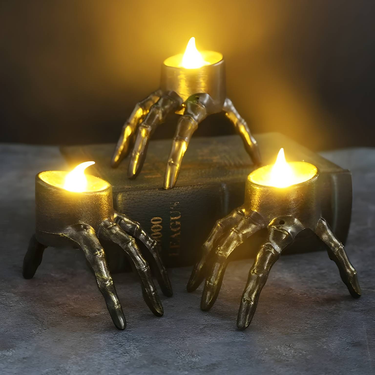 Vela led mano 8×4.5 cm