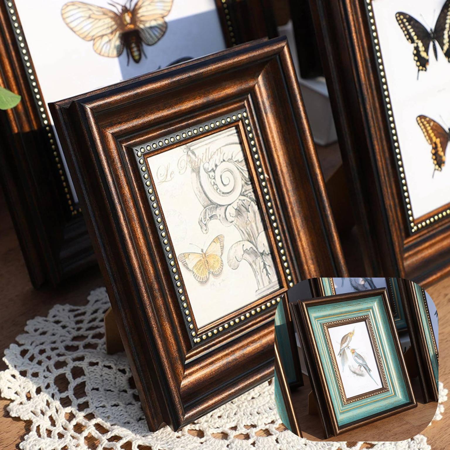 Portarretrato marco retro 12.7×17.8 cm