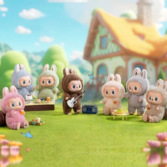 Muñeca labubu exciting macaron 17cm