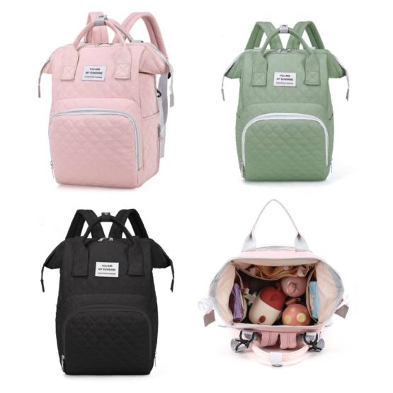 Mochila maternal capitoneada
