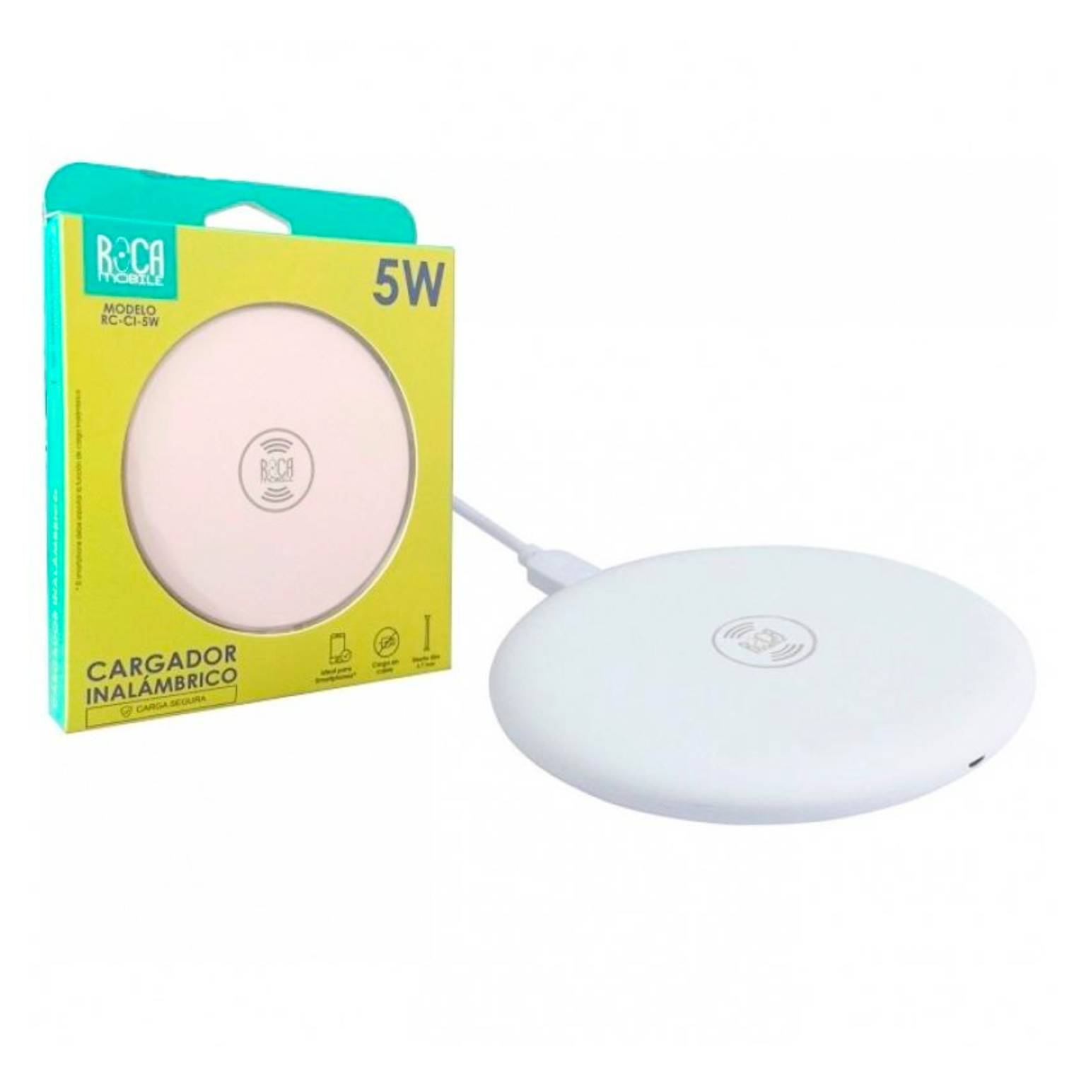Cargador celular inalambrico 5w rc-ci-5w