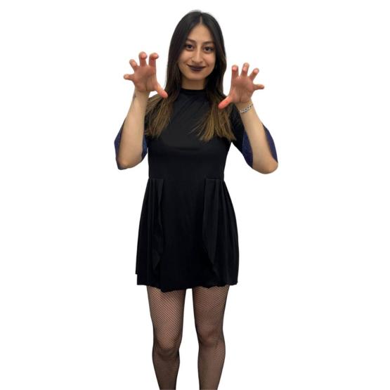 Disfraz bruja con media