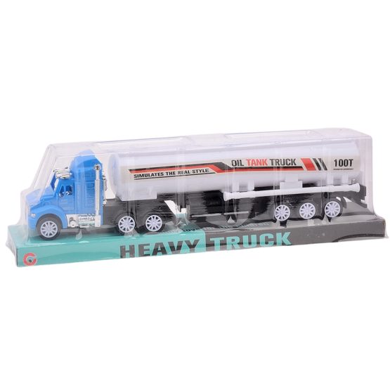 Camion con tanque a friccion burbuja 26×5.5×6.5 cm