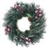 Adorno navideño puerta corona con bayas 25cm