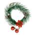 Adorno navideño corona 12cm con bolas