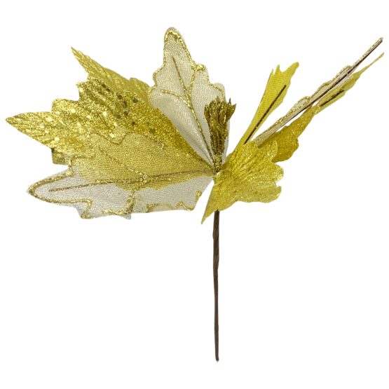 Adorno navideño flor navideña 26cm