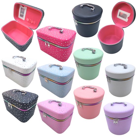 Neceser rigido mediano 17.5×7.5×17/21x13x13.5 cm