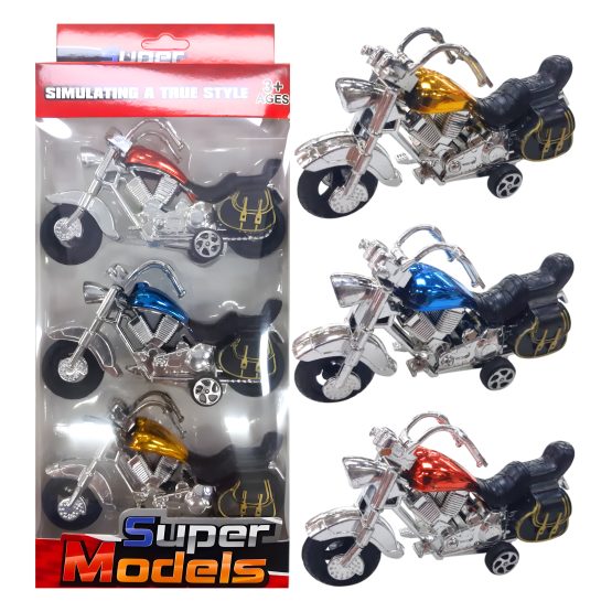 Moto super models x3 en blister