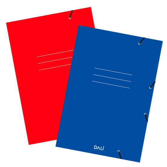 Carpeta 1/4 plastificada