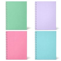 Cuaderno super tapa dura pastel a5