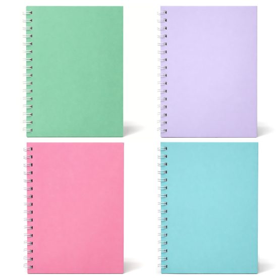 Cuaderno super tapa dura pastel a5