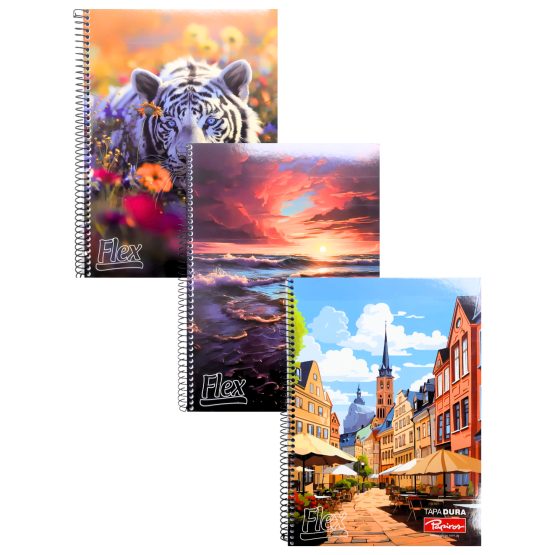 Cuadernola papiros flex tapa dura 96 hojas