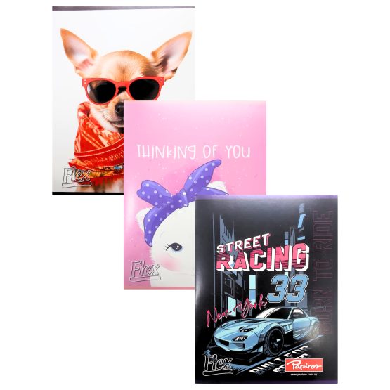 Cuaderno papiros flex liso 48 hojas