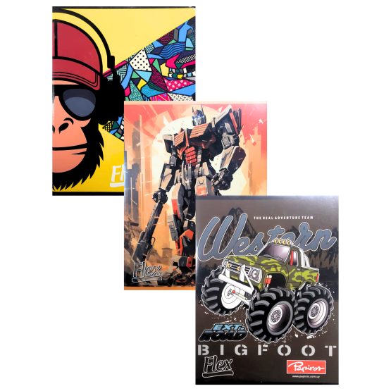 Cuaderno papiros flex liso 96 hojas