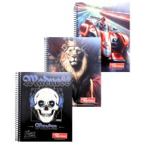 Cuaderno papiros flex con espiral 96 hojas