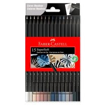 Lapices faber supersoft neutros x 15