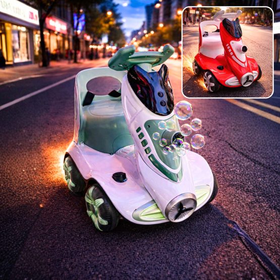 Moto a bateria con burbujero 62x46x64 cm