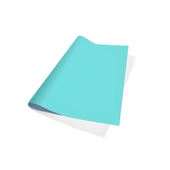 Forro de papel celeste