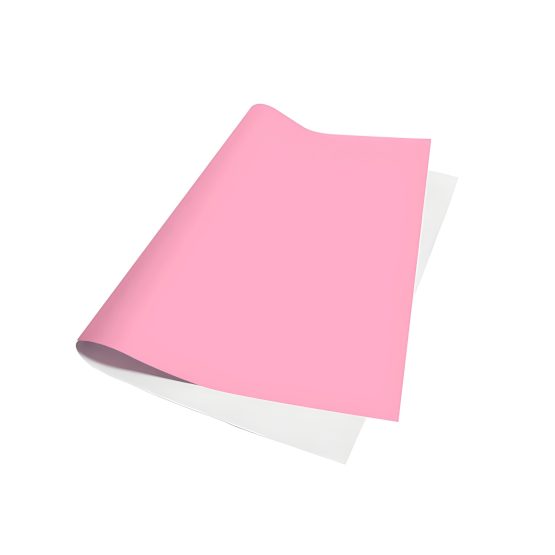 Forro de papel rosado