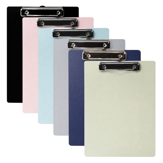 Tabla con aprieta papel madera a4 varios colores