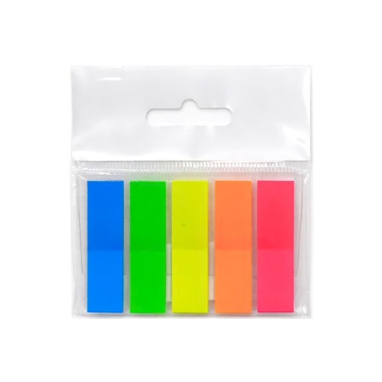 Post it señaladores fluo x5 8×8 cm