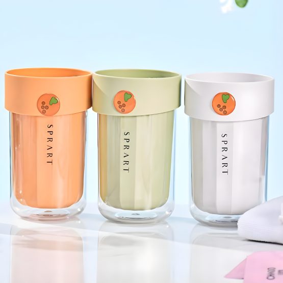 Vaso portacepillo con tapa 7.5×20 cm